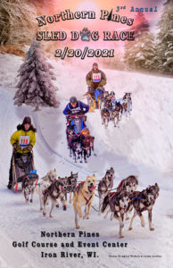 Northern Pines Sled Dog Race NPSDR in Iron River Wi