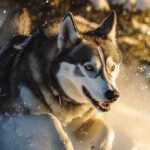 Northern Pines Sled Dog Race - AI Generated Art