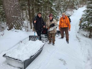 Northern Pines Sled Dog Race - Trail Work 2025