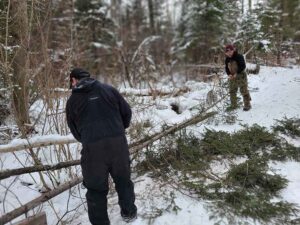 Northern Pines Sled Dog Race - Trail Work 2025