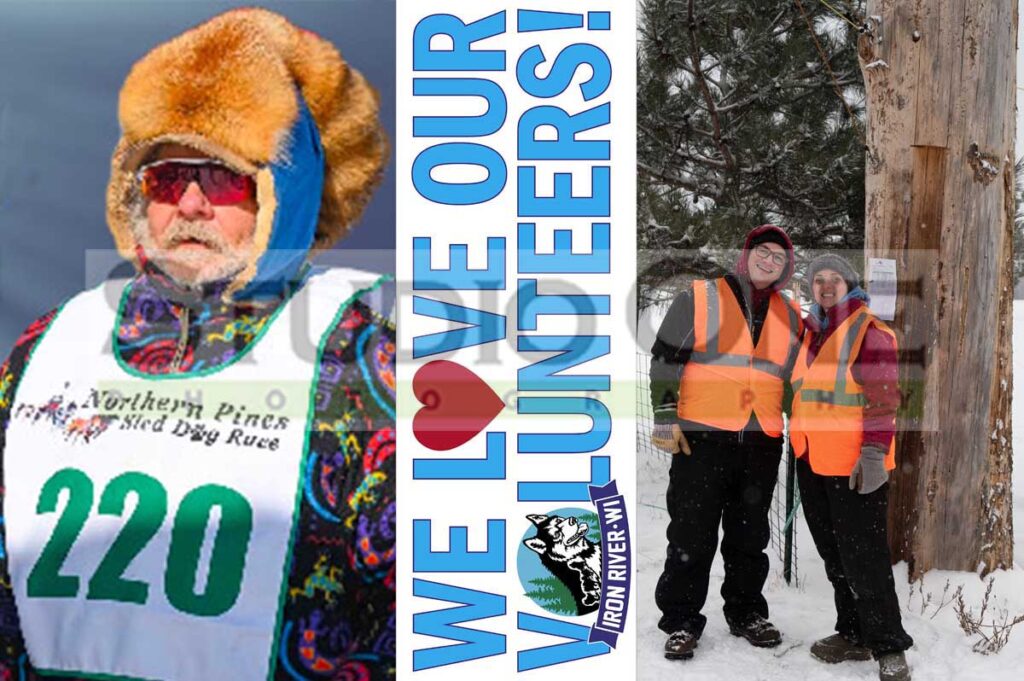 Northern Pines Sled Dog Race, NPSDR, Sprint and Mid-Distance Dog Racing, W3PO Weight Pull and Kids Fun Mutt Run  in Iron River WI. Lets go dog mushing.