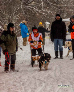Northern Pines Sled Dog Race, Kids Fun Mutt Run, Iron River WI., 2025