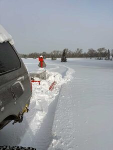 Trail work at the Northern Pines SDR (NPSDR)